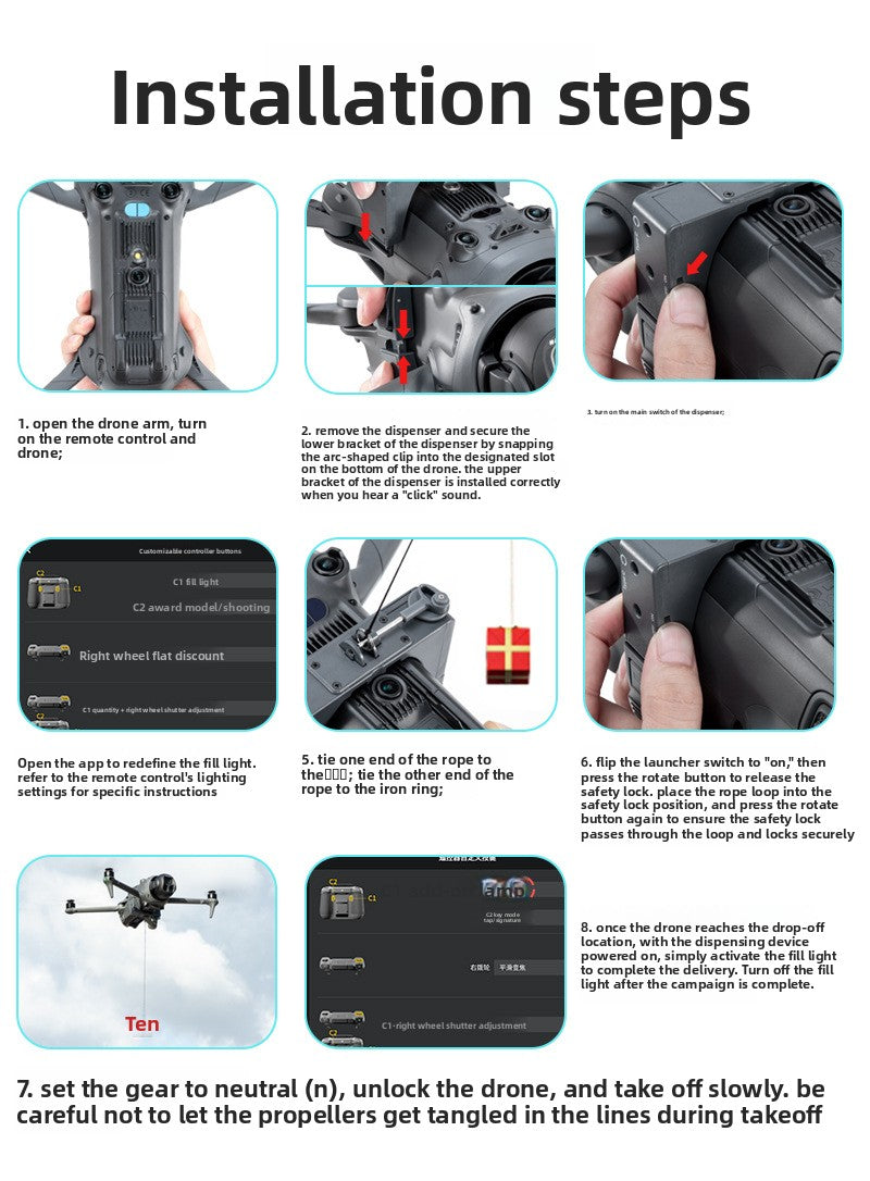 Mavic 4 Pro Thrower Accessories
