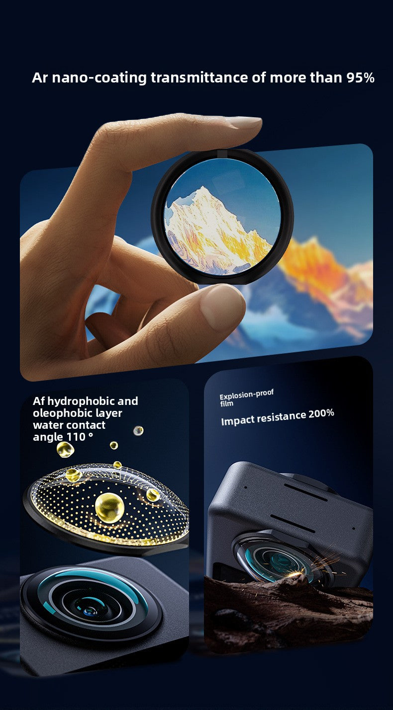 Osmo 360 panoramic camera lens protective cover and scratch resistant accessories