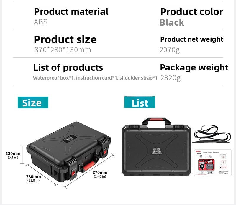 FLIP drone flying version waterproof storage box