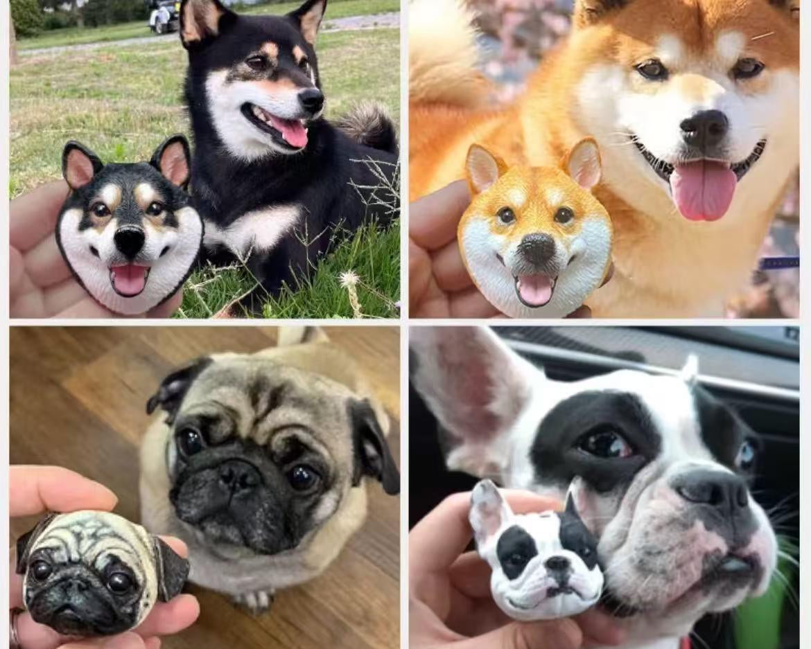 3D printing customized pet refrigerator sticker