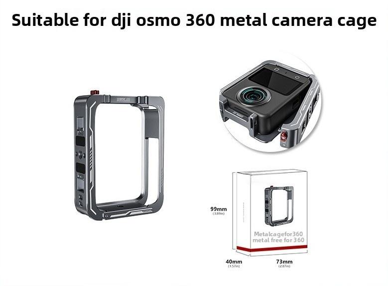 OSMO360 panoramic sports camera metal rabbit cage protective frame accessories