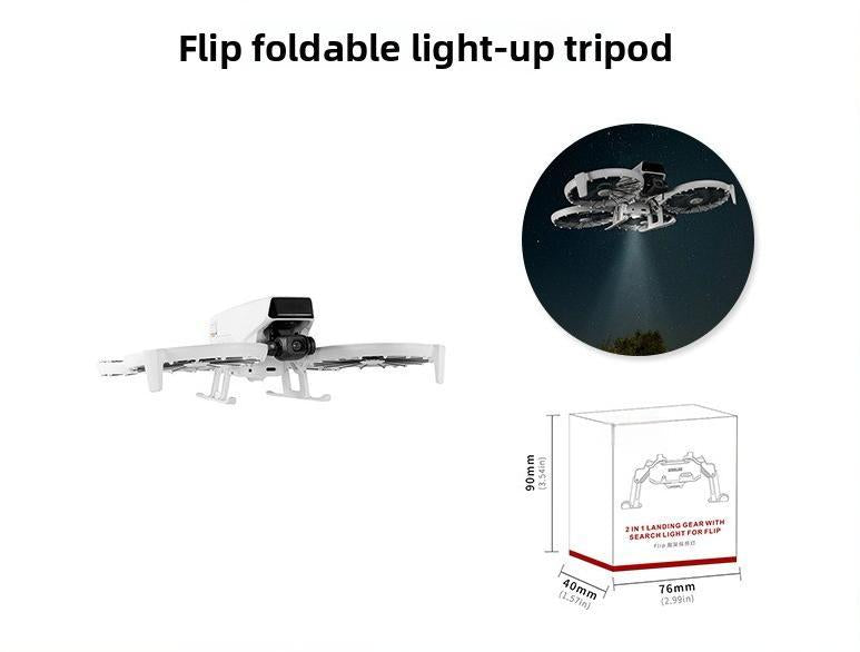 FLIP Night Fly Light Stand Foldable Landing Gear Drone Accessories
