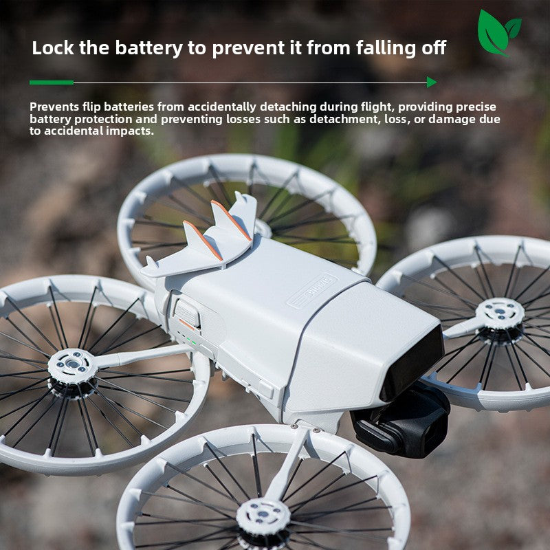 FLIP drone battery buckle protective case, cool guide tail wing drone accessories