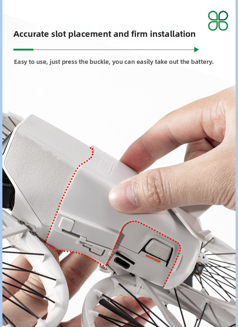 FLIP drone battery buckle protective case, cool guide tail wing drone accessories