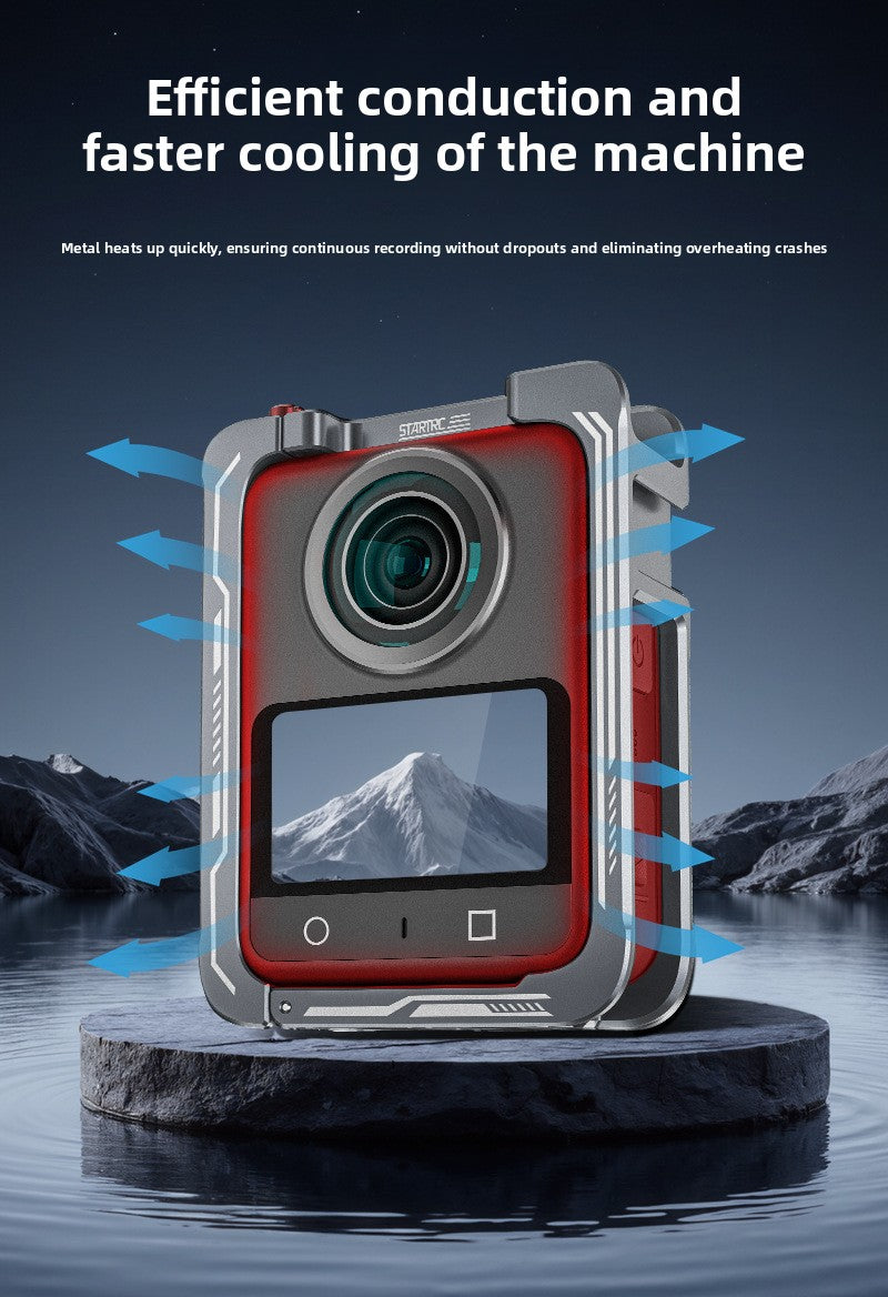 OSMO360 panoramic sports camera metal rabbit cage protective frame accessories