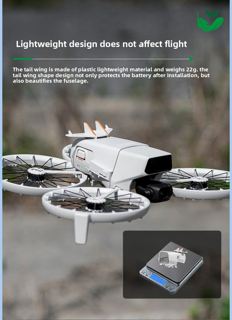 FLIP drone battery buckle protective case, cool guide tail wing drone accessories