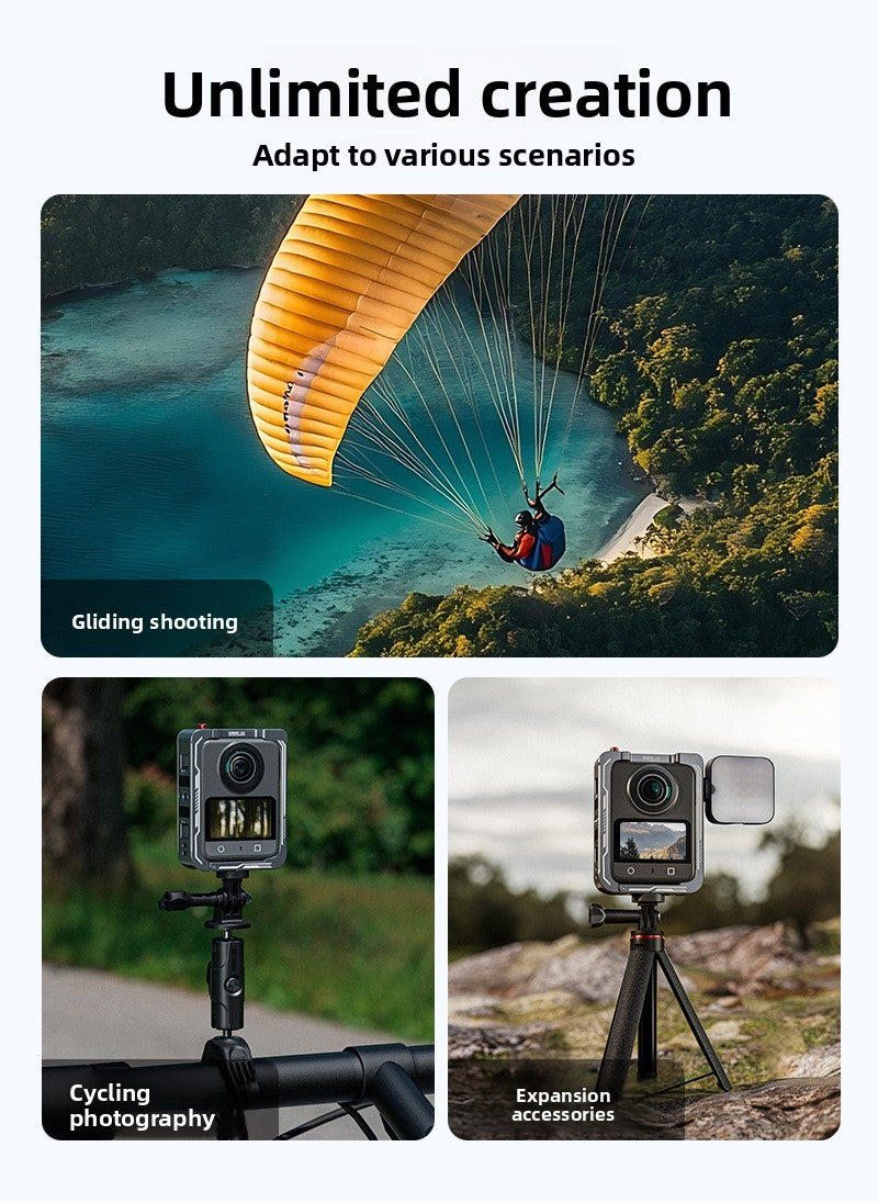 OSMO360 panoramic sports camera metal rabbit cage protective frame accessories