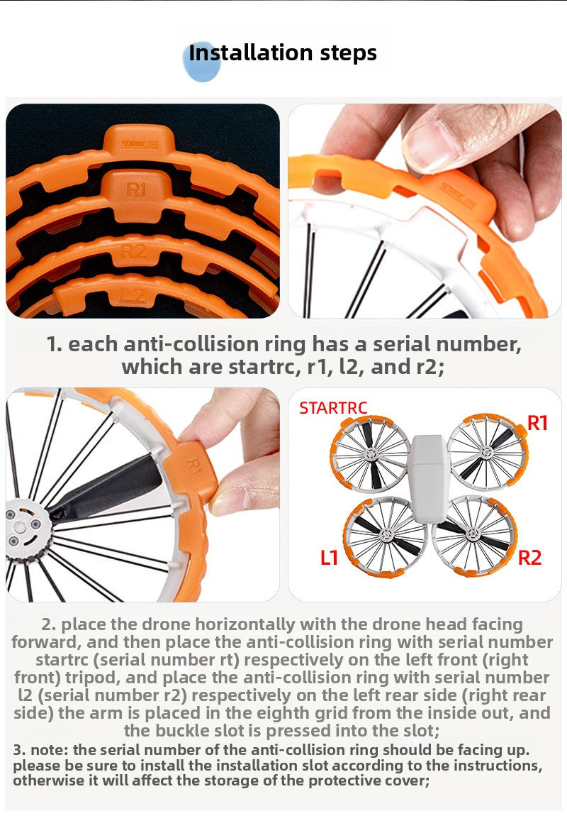FLIPdrone blade anti-collision ring TPU anti-collision cover DJI drone accessories